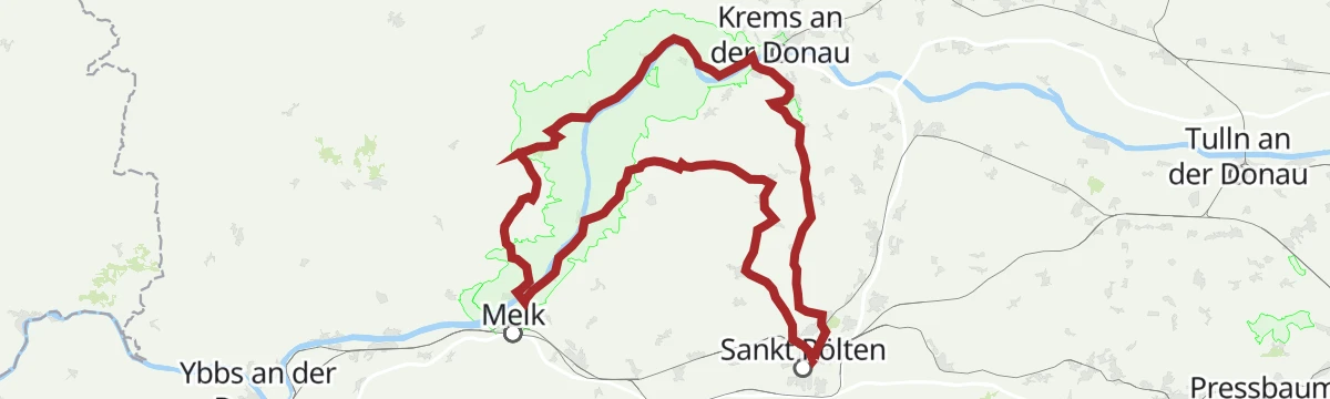 Route map: stp Route #5 UNESCO Weltkulturerbe Wachau